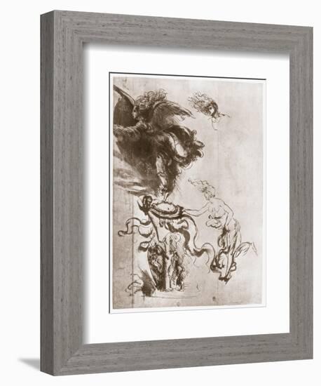 Allegory of Fortuna, C1483-Leonardo da Vinci-Framed Giclee Print