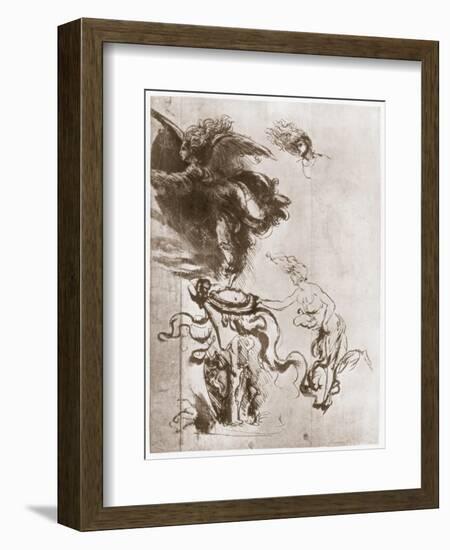 Allegory of Fortuna, C1483-Leonardo da Vinci-Framed Giclee Print