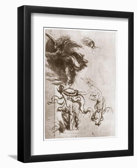 Allegory of Fortuna, C1483-Leonardo da Vinci-Framed Giclee Print