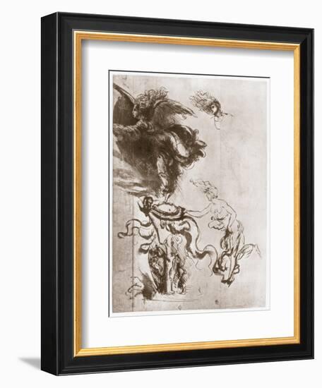 Allegory of Fortuna, C1483-Leonardo da Vinci-Framed Giclee Print