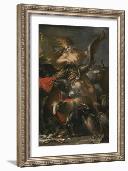 Allegory of Fortune, c.1658-9-Salvator Rosa-Framed Giclee Print