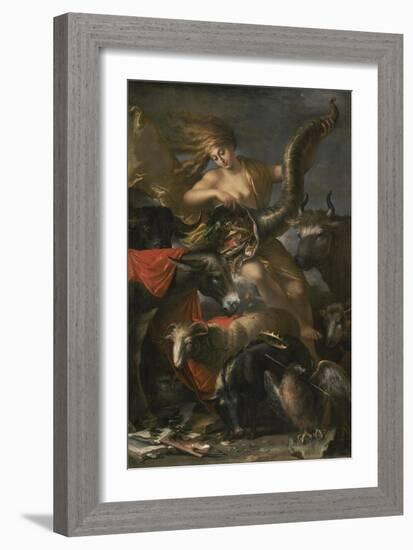 Allegory of Fortune, c.1658-9-Salvator Rosa-Framed Giclee Print