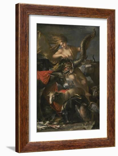 Allegory of Fortune, c.1658-9-Salvator Rosa-Framed Giclee Print