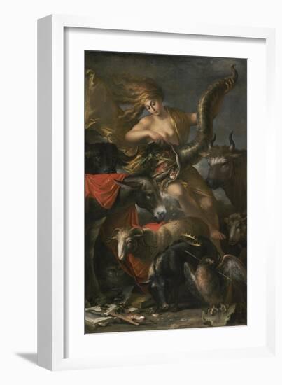 Allegory of Fortune, c.1658-9-Salvator Rosa-Framed Giclee Print