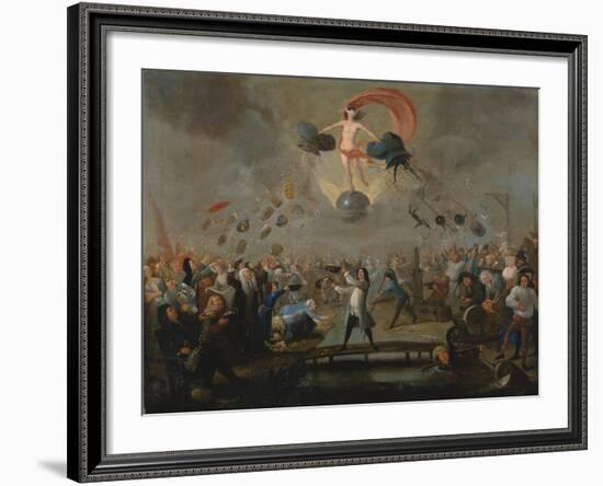 Allegory of Fortune, Ca 1730-Balthazar Nebot-Framed Giclee Print