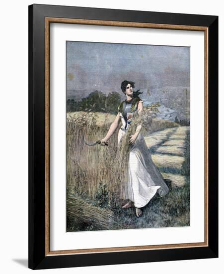 Allegory of France, 1891-Henri Meyer-Framed Giclee Print