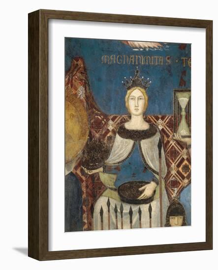 Allegory of Good Government, Magnanimity and Generosity-Ambrogio Lorenzetti-Framed Giclee Print