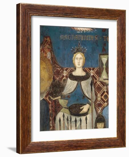 Allegory of Good Government, Magnanimity and Generosity-Ambrogio Lorenzetti-Framed Giclee Print