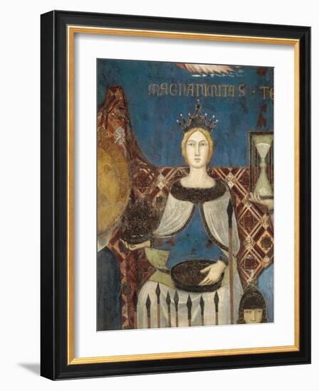 Allegory of Good Government, Magnanimity and Generosity-Ambrogio Lorenzetti-Framed Giclee Print