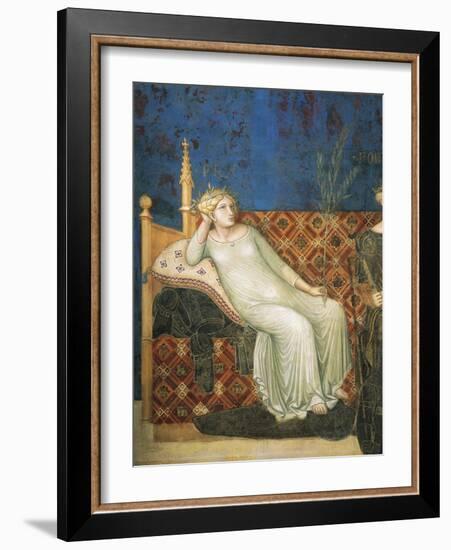 Allegory of Good Government, Peace-Ambrogio Lorenzetti-Framed Giclee Print