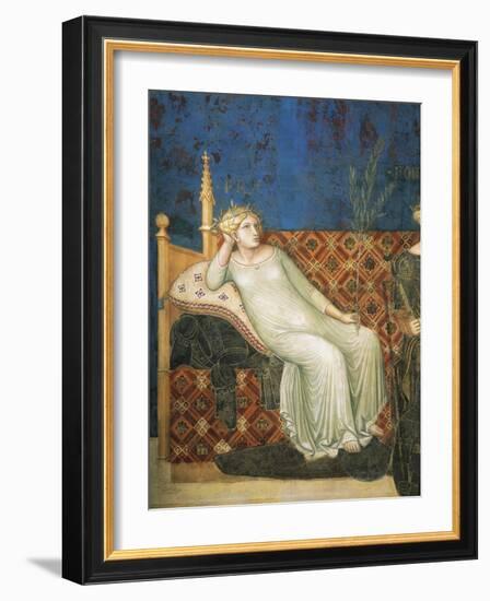 Allegory of Good Government, Peace-Ambrogio Lorenzetti-Framed Giclee Print