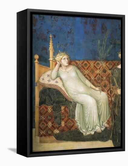 Allegory of Good Government, Peace-Ambrogio Lorenzetti-Framed Premier Image Canvas