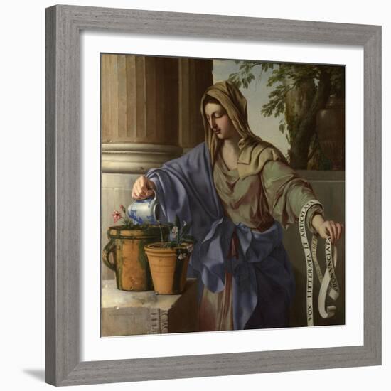 Allegory of Grammar, 1650-Laurent de La Hyre-Framed Giclee Print