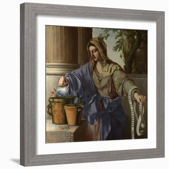 Allegory of Grammar, 1650-Laurent de La Hyre-Framed Giclee Print