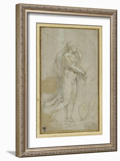 Allegory of Grammatica-Raphael-Framed Giclee Print