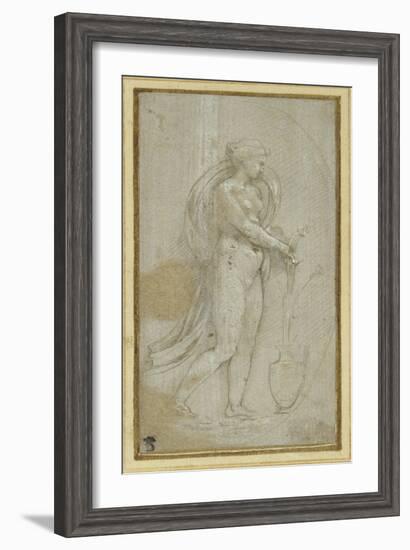 Allegory of Grammatica-Raphael-Framed Giclee Print