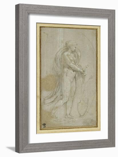 Allegory of Grammatica-Raphael-Framed Giclee Print