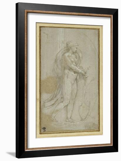 Allegory of Grammatica-Raphael-Framed Giclee Print