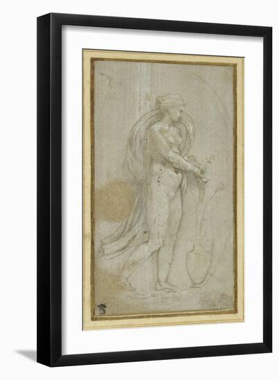 Allegory of Grammatica-Raphael-Framed Giclee Print