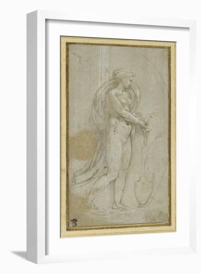 Allegory of Grammatica-Raphael-Framed Giclee Print