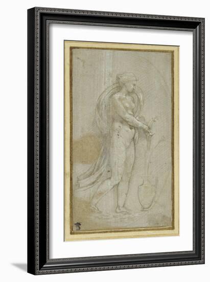 Allegory of Grammatica-Raphael-Framed Giclee Print