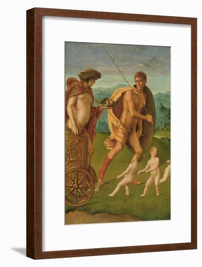 Allegory of Heroic Virtue-Giovanni Bellini-Framed Giclee Print