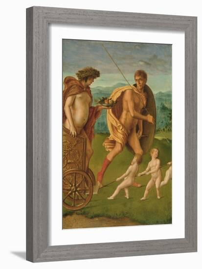 Allegory of Heroic Virtue-Giovanni Bellini-Framed Giclee Print