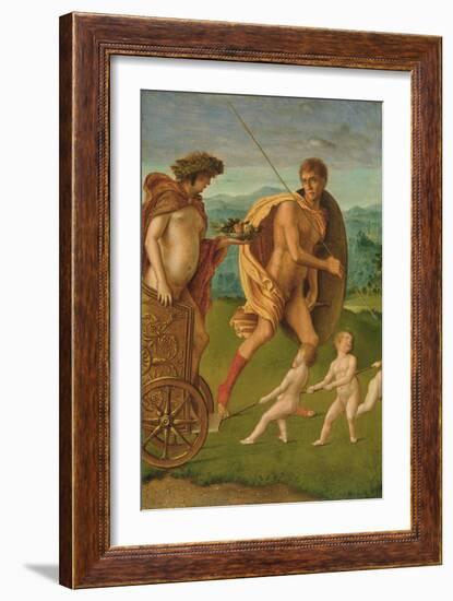 Allegory of Heroic Virtue-Giovanni Bellini-Framed Giclee Print