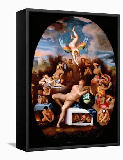 Allegory of Human Life-Alessandro Allori-Framed Premier Image Canvas