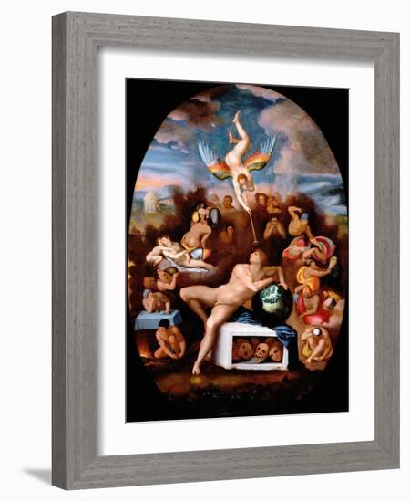 Allegory of Human Life-Alessandro Allori-Framed Giclee Print