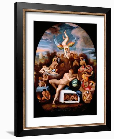 Allegory of Human Life-Alessandro Allori-Framed Giclee Print