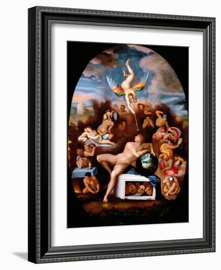 Allegory of Human Life-Alessandro Allori-Framed Giclee Print