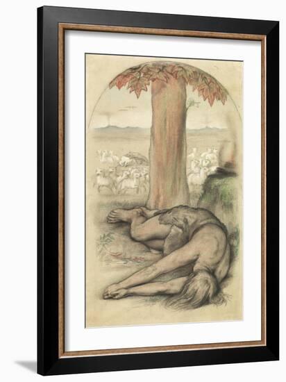 Allegory of Idleness-Frederic James Shields-Framed Giclee Print