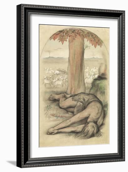 Allegory of Idleness-Frederic James Shields-Framed Giclee Print