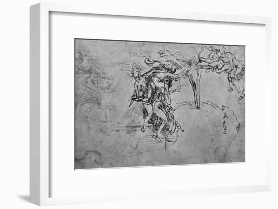 'Allegory of Ingratitude and Envy', c1480 (1945)-Leonardo Da Vinci-Framed Giclee Print