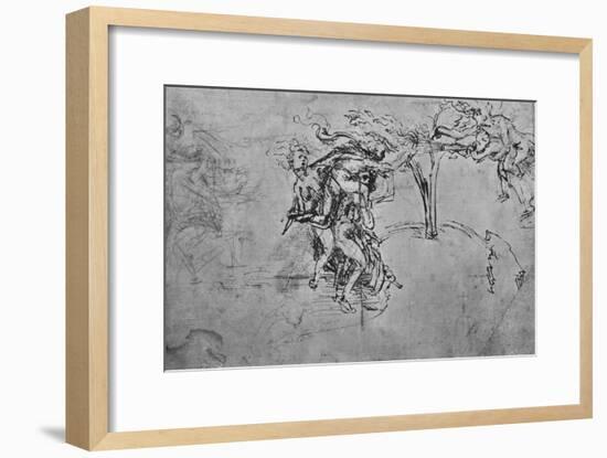 'Allegory of Ingratitude and Envy', c1480 (1945)-Leonardo Da Vinci-Framed Giclee Print