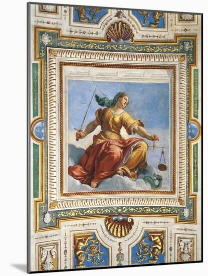 Allegory of Justice, 1620-1625-Matteo Rosselli-Mounted Giclee Print