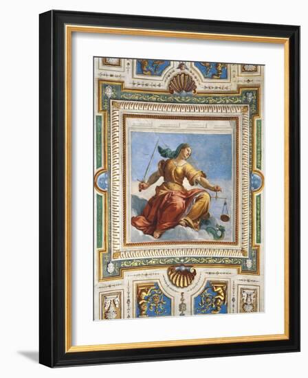 Allegory of Justice, 1620-1625-Matteo Rosselli-Framed Giclee Print