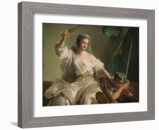 Allegory of Justice Combating Injustice-Jean-Marc Nattier-Framed Giclee Print