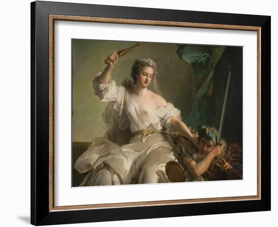 Allegory of Justice Combating Injustice-Jean-Marc Nattier-Framed Giclee Print