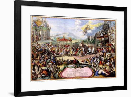 Allegory of King John III Sobieski, 1675-Romeyn De Hooghe-Framed Giclee Print