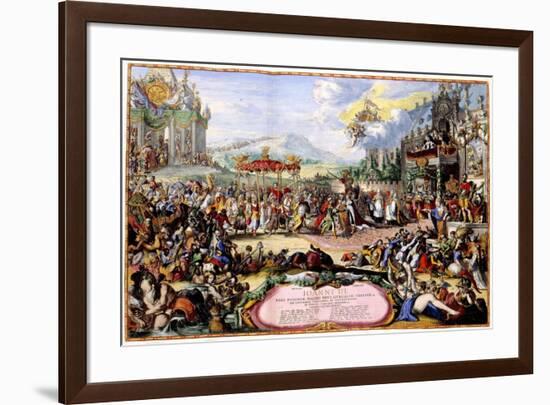 Allegory of King John III Sobieski, 1675-Romeyn De Hooghe-Framed Giclee Print