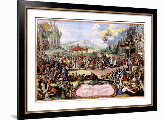 Allegory of King John III Sobieski, 1675-Romeyn De Hooghe-Framed Giclee Print