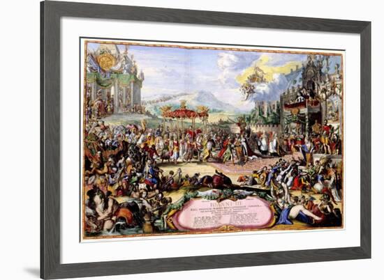 Allegory of King John III Sobieski, 1675-Romeyn De Hooghe-Framed Giclee Print