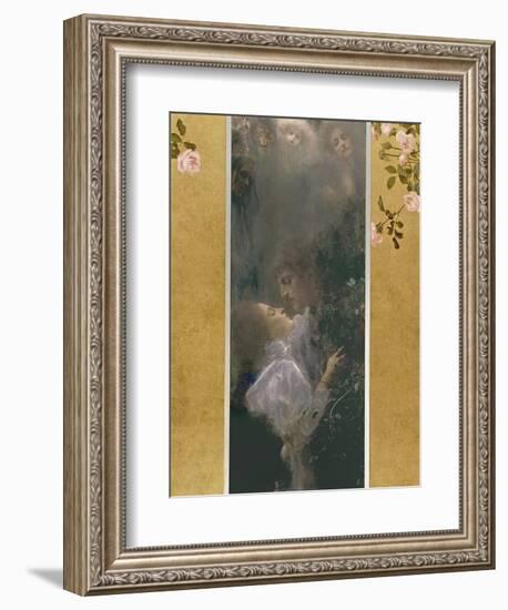 Allegory of Love, 1895-Gustav Klimt-Framed Giclee Print