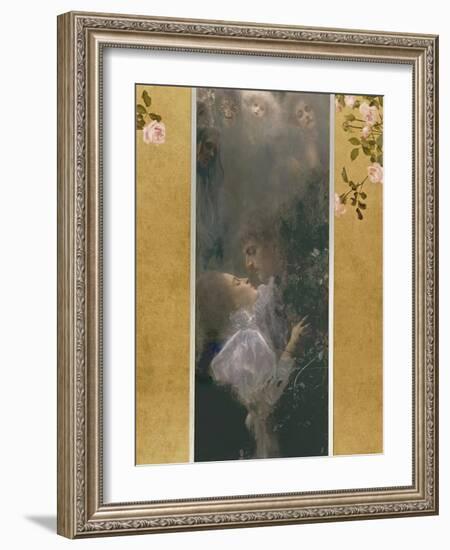 Allegory of Love, 1895-Gustav Klimt-Framed Giclee Print