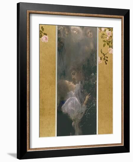 Allegory of Love, 1895-Gustav Klimt-Framed Giclee Print