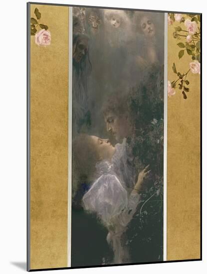 Allegory of Love, 1895-Gustav Klimt-Mounted Giclee Print