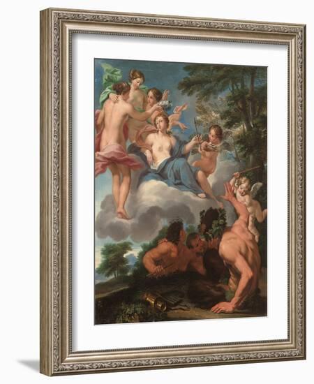 Allegory of Love Conquering Lust-Luigi Garzi-Framed Giclee Print