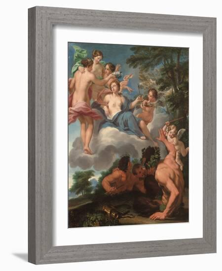 Allegory of Love Conquering Lust-Luigi Garzi-Framed Giclee Print